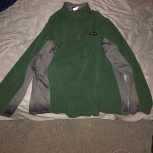NYJ Fleece 1/4 Zip - Mens L